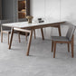 Rectangle Table Medieval Modern Sintered Stone Top Dining Table with Wooden Base Clearhalo 'Dining Tables & Seating' 'Dining Tables' 'dining_table' 'furn' 'furn_dining_table' 'Furniture' 'Kitchen & Dining Furniture' 1200x1200_6ce22ec0-b861-4ab7-8e88-ac2cbd95fd6f