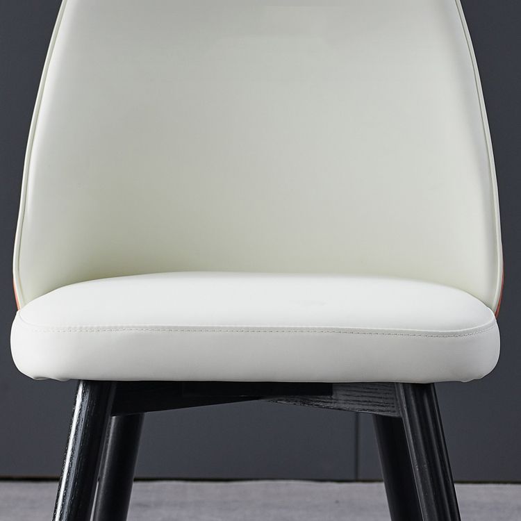 Nordic Glam Chairs Dining Armless Chair for Kitchen with Wooden Legs Clearhalo 'Dining Chairs' 'Dining Tables & Seating' 'dining_chair' 'furn' 'furn_dining_chair' 'Furniture' 'furniture_dining_chair' 'Kitchen & Dining Furniture' 1200x1200_6ce22f64-2757-4be4-b90c-3a85a412d294