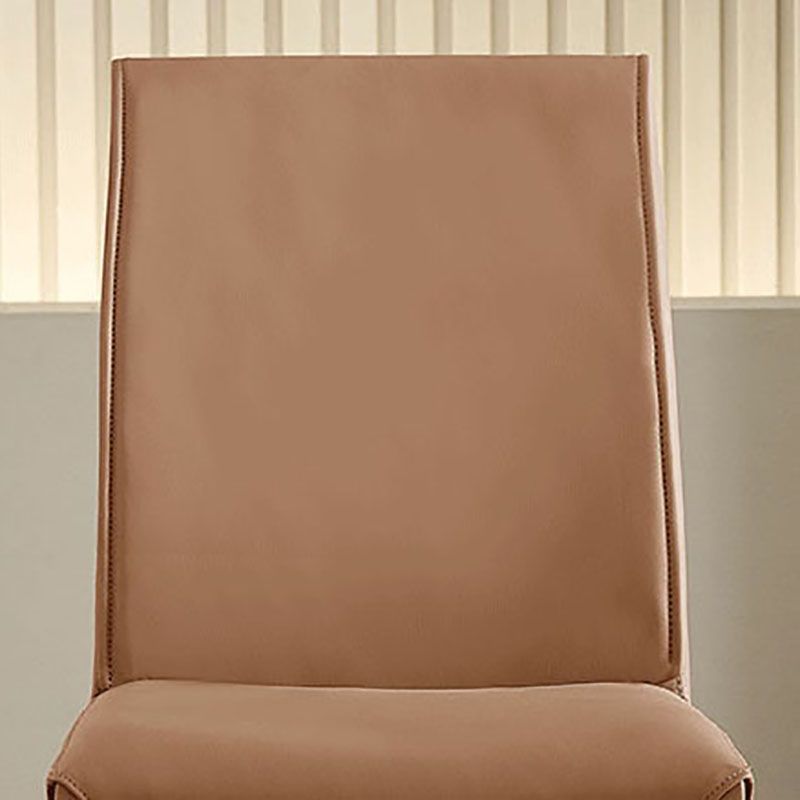 Modern Leather Dining Room Chairs Metal Dining Chairs for Restaurant Use Clearhalo ' kitchen&dining_furn' 'Dining Chairs' 'Dining Tables & Seating' 'dining_chair' 'furn' 'furn_dining_chair' 'Furniture' 'furniture_dining_chair' 'Kitchen & Dining Furniture' 'kitchen' 1200x1200_6ce2f408-528f-4a0e-9aae-4d403ef55b5d