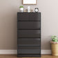 Contemporary Lingerie Chest Rubber Wood Storage Chest Dresser for Home Office