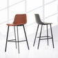Industrial Low Back Bar-stool PU Leather Bar Stool with Metal Legs Clearhalo 'Bar Furniture' 'Bar Stools' 'bar_stools' 'Furniture' 'furniture_bar_stools' 'Kitchen & Dining Furniture' 1200x1200_6ce6e1ff-a7b2-4fa3-a34e-829ff296211f