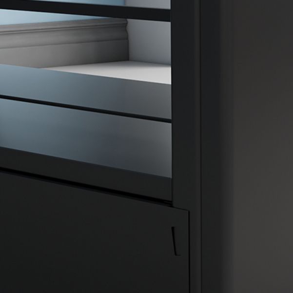 Urban Open Back Shelf Bookcase Standard Steel Bookshelf for Study Room Clearhalo 'Bookcases' 'furn' 'furn_bookcases' 'Furniture' 'Office Furniture' 1200x1200_6ce793ac-b028-4b6b-98b6-4be341c409cb