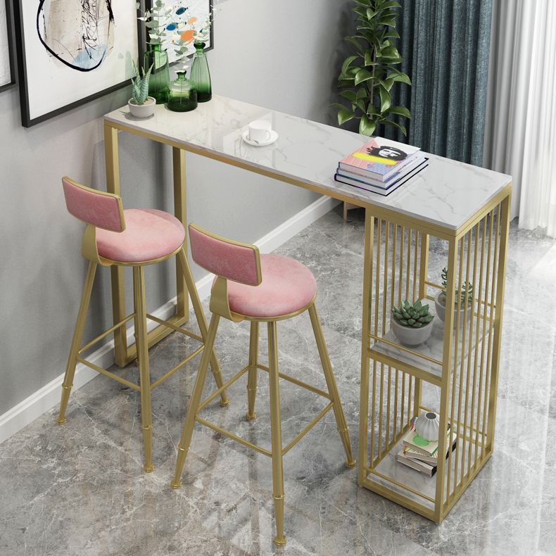 1/3/5 Pieces Luxury Bar Table Set Rectangle Sintered Stone Bar Set with Storage Shelves Clearhalo 'Bar Furniture' 'furn' 'furn_home_bar_bar_sets' 'Furniture' 'Home Bars & Bar Sets' 'home_bar_bar_sets' 'Kitchen & Dining Furniture' 1200x1200_6cea8c9d-023e-41b1-a9a4-e29243d15178