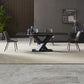 Industrial Black Table for Restaurant Rectangle Dining Table with Pedestal Base Clearhalo 'Dining Tables & Seating' 'Dining Tables' 'dining_table' 'furn' 'furn_dining_table' 'Furniture' 'furniture_dining_table' 'Kitchen & Dining Furniture' 'kitchen' 'kitchen_dining_table' 1200x1200_6ceca8c6-3744-4f89-8d1a-4c45029e66c6