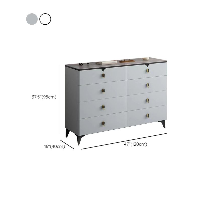 Contemporary Storage Chest Stone Dresser with 3/4/5/6/8 Drawers , 15.6 Inch Width Clearhalo 'Bedroom Furniture' 'Dressers & Chests' 'dressers_chests' 'furn' 'furn_dressers_chests' 'Furniture' 1200x1200_6ceceebe-62be-4ae6-8f1b-ef2e3ec94904