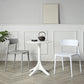Scandinavian Plastic Dining Armless Chair Open Back Side Chair Clearhalo ' kitchen&dining_furn' 'Dining Chairs' 'Dining Tables & Seating' 'dining_chair' 'furn' 'furn_dining_chair' 'Furniture' 'furniture_dining_chair' 'Kitchen & Dining Furniture' 'kitchen' 1200x1200_6ced2550-1bb1-43e3-be05-a13a1d192c98