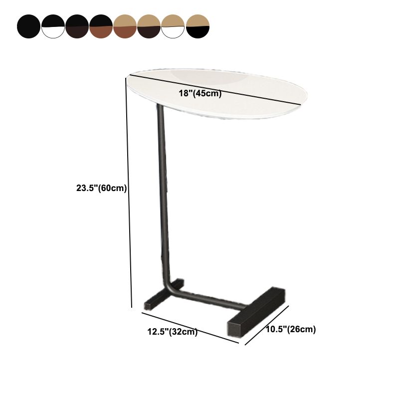 23.6 "Alto estilo escandinavo Sofá Acento Tabla C de mesa auxiliar