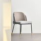 Scandinavian Design Solid Back Chairs Armless Upholstered Dining Side Chairs