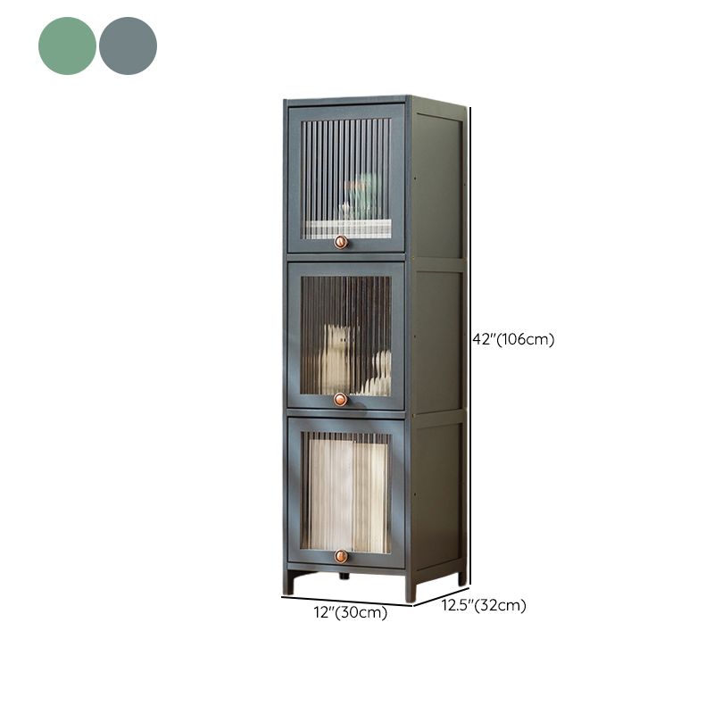 Bamboo Standard Bookcase Scandinavian Closed Back Bookshelf with Cabinets Clearhalo 'Bookcases' 'furn' 'furn_bookcases' 'Furniture' 'Office Furniture' 1200x1200_6cf01249-2e73-4887-963e-b4d70e65c7d7