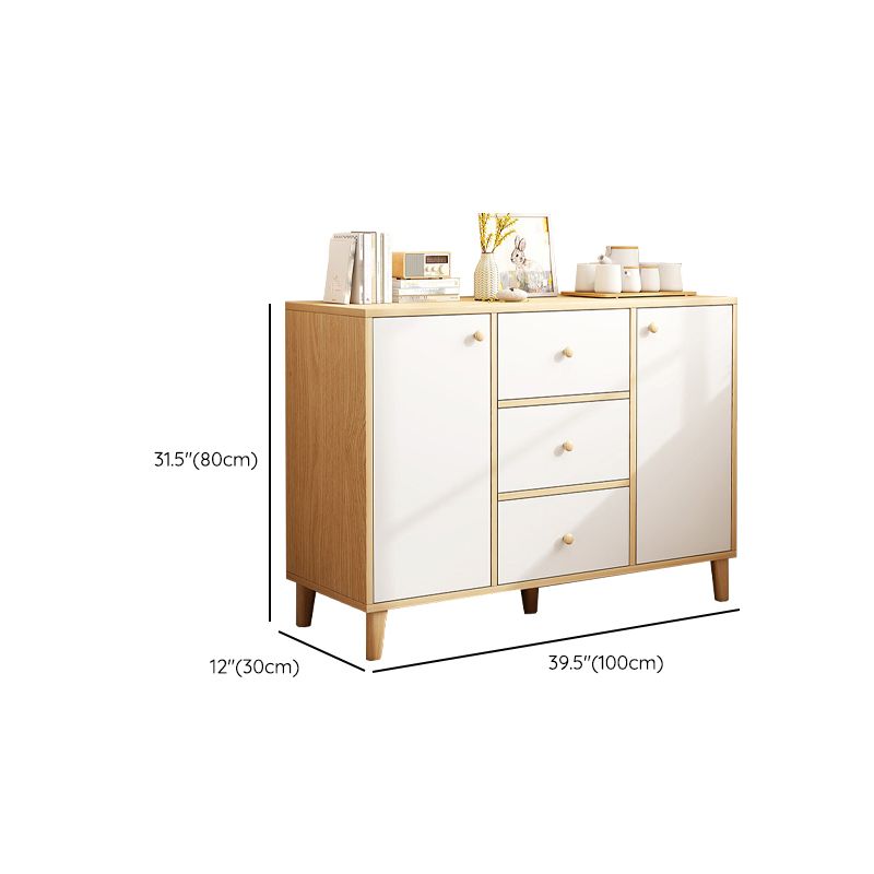 Servidor de comedor de estilo moderno servidor de madera de ingeniería para sala de estar