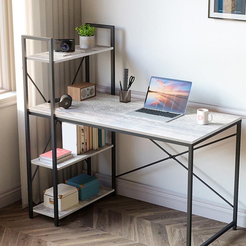 47.24"H Writing Desk Contemporary Style Office Desk for Home and Office Clearhalo 'furn' 'furn_office_desk' 'Furniture' 'Office Desks' 'Office Furniture' 'office_desk' 1200x1200_6cf43ff8-9877-4571-9756-5502c6c7ef97