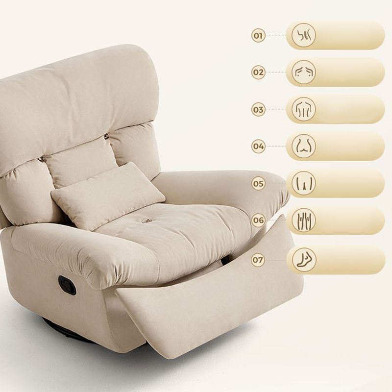 Swivel Rocker Wing sedia reclinabile assistenza lombare Recliner