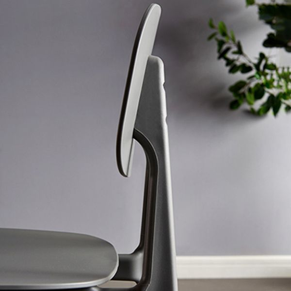 Contemporary Plastic Dining Chairs Open Back Dining Side Armless Chairs for Kitchen Clearhalo ' kitchen&dining_furn' 'Dining Chairs' 'Dining Tables & Seating' 'dining_chair' 'furn' 'furn_dining_chair' 'Furniture' 'furniture_dining_chair' 'Kitchen & Dining Furniture' 'kitchen' 1200x1200_6cf893ba-7975-4679-b1ee-3958019ea7ec