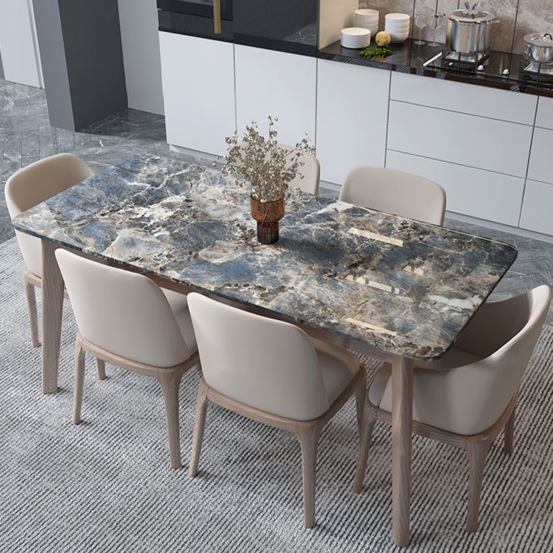 4 Legs Dining Room Table Rectangle Dinner Room Kitchen Table Clearhalo 'Dining Tables & Seating' 'Dining Tables' 'dining_table' 'furn' 'furn_dining_table' 'Furniture' 'Kitchen & Dining Furniture' 1200x1200_6cf8d1ce-5f08-47cc-b546-8b7fdaab31b2