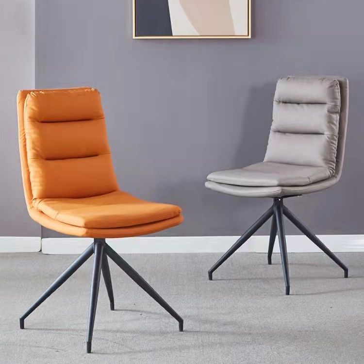 Contemporary Armless Dining Chairs Matte Finish Parsons Side Chair for Brasserie Clearhalo ' kitchen&dining_furn' 'Dining Chairs' 'Dining Tables & Seating' 'dining_chair' 'furn' 'furn_dining_chair' 'Furniture' 'furniture_dining_chair' 'Kitchen & Dining Furniture' 'kitchen' 1200x1200_6cf97f99-4e36-457e-8ef9-42f4d41f7858