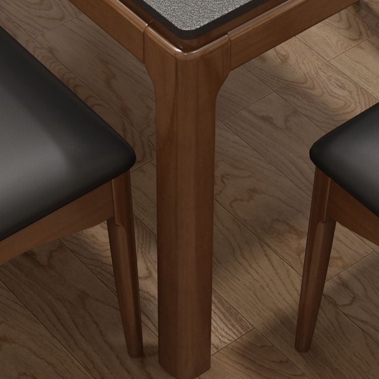 Modern Stone Rectangle Dining Table Rubber Wood Base for Dining Room Clearhalo 'Dining Tables & Seating' 'Dining Tables' 'dining_table' 'furn' 'furn_dining_table' 'Furniture' 'Kitchen & Dining Furniture' 1200x1200_6cf9ceb8-fe42-43f2-878f-37e8277cb787