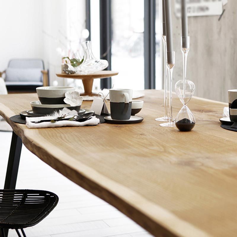 Pine Wood Top Dining Table Rectangle Solid Wood Table with Sled Base Clearhalo 'Dining Tables & Seating' 'Dining Tables' 'dining_table' 'furn' 'furn_dining_table' 'Furniture' 'Kitchen & Dining Furniture' 1200x1200_6cfa7258-4cb4-4f21-b9c6-bbc2350285b6