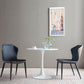 Contemporary Metal Dining Armless Chair Wingback Chair for Home Use (Set of 2) Clearhalo ' kitchen&dining_furn' 'Dining Chairs' 'Dining Tables & Seating' 'dining_chair' 'furn' 'furn_dining_chair' 'Furniture' 'furniture_dining_chair' 'Kitchen & Dining Furniture' 'kitchen' 1200x1200_6d02ddf7-5198-4463-af99-10eb1c2c97ce