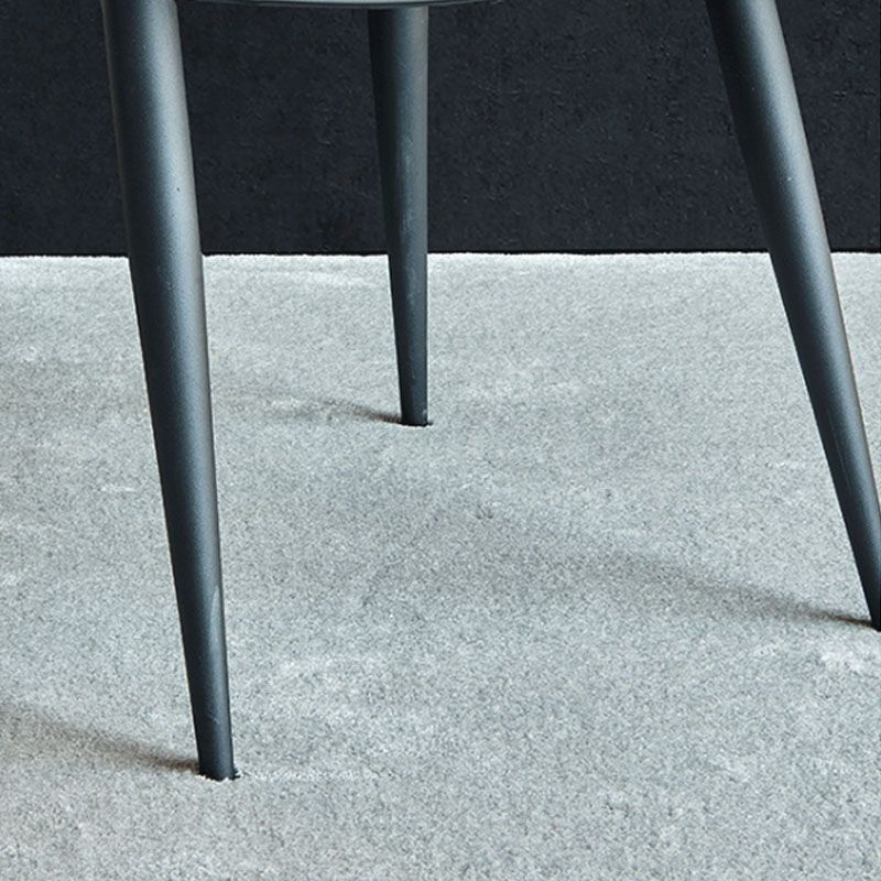 工業デザインウィングバックアームレスチェアフェイクレザーダイニングチェア