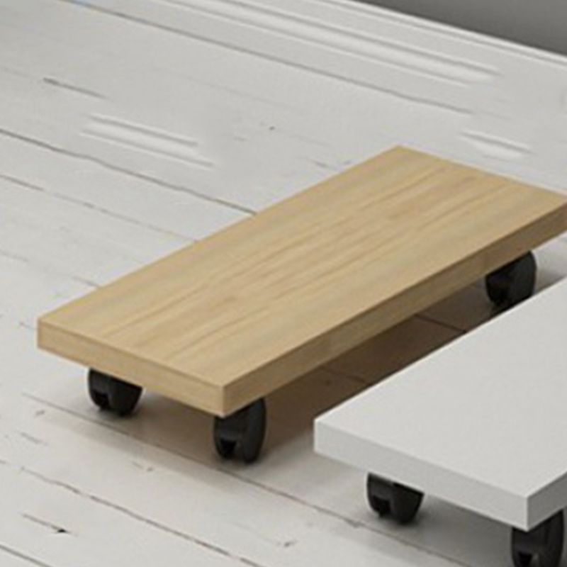 29,5 "scrivania da ufficio a 29,5" scrivania angolare in legno contemporanea con gamba da tavolo in acciaio bianco