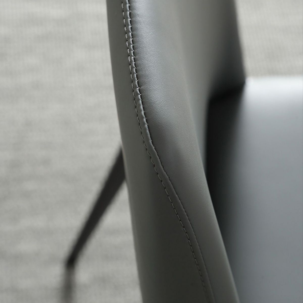 Tabourets de bar rembourrés tabourets à bascule bas du dos avec base en métal