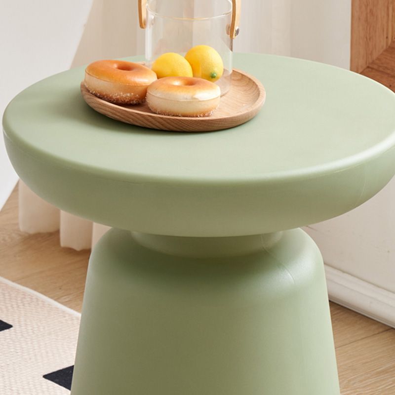 Tabla de pedestal de plástico Tabla de acento lateral del lado redondo de plástico