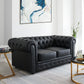 28 " High Modern Faux Leather Rolled Arm Chesterfield Sofa Mid Century Modern Sofa Clearhalo 'furn' 'furn_sofas' 'Furniture' 'furniture_sofas' 'kitchen' 'kitchen_sofas' 'Living Room Furniture' 'Sofa' 'sofas' 1200x1200_6d11694d-de02-4b53-8fbe-82f0a6b6cedb