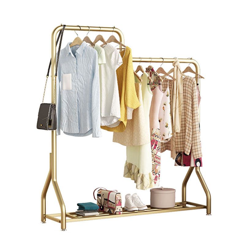 Albero moderno della sala in metallo con tappeto per appendiabiti per manuali da stoccaggio