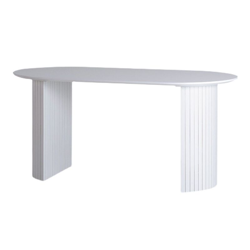 Oval Shape Simplicity Dining Table Fixed Table with Pinewood Solid Wood Clearhalo ' dining_table' 'Dining Tables & Seating' 'Dining Tables' 'furn' 'furn_dining_table' 'Furniture' 'furniture_dining_table' 'Kitchen & Dining Furniture' 'kitchen&dining_furn' 'kitchen' 'kitchen_dining_table' 1200x1200_6d141b44-cf27-4fbc-931c-c569ab955f68
