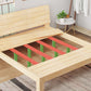 Solid Wood Storage Panel Bed with Headboard  Bed with Drawers