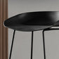 Taburetes de altura de mostrador de metal Glam con taburete de bar con reposapiés para interiores
