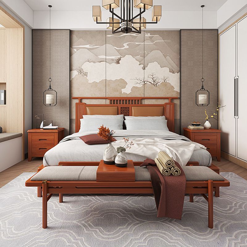 Moderner Akzenttisch Nachttem Antiquen -Endtisch mit Schubladen