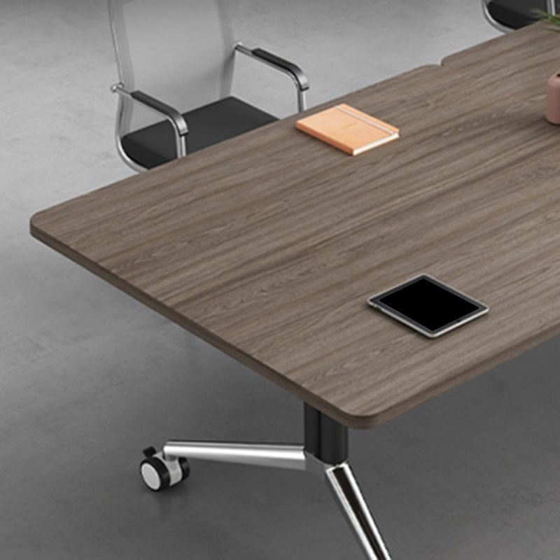 Desk da ufficio in stile moderno a forma rettangolare con 2 gambe per ufficio