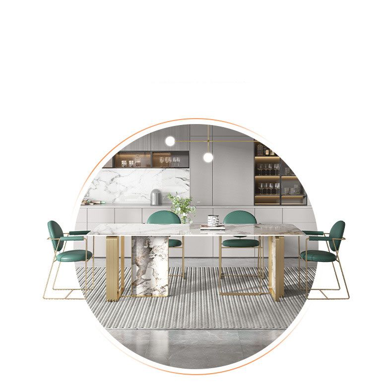 Luxury 1/4/5/7 Pieces Dining Set Sintered Stone Dining Table with Chairs Clearhalo 'Dining Room Sets' 'Dining Tables & Seating' 'dining_room_set' 'furn' 'furn_dining_room_set' 'Furniture' 'furniture_dining_room_set' 'Kitchen & Dining Furniture' 1200x1200_6d160901-604b-4cbb-9ed6-88ca06a24106