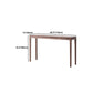Mid-Century Modern Sofa Table 4 Legs Wood Rectangle Storage Walnut Console Table Clearhalo 'Console Tables' 'console_tables' 'Entry & Mudroom Furniture' 'furn' 'furn_console_tables' 'Furniture' 1200x1200_6d16dd37-17be-4a39-bc0e-d55239a6a153