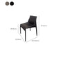 Faux Leather Kitchen Dining Chair Contemporary Upholstered Dining Chair