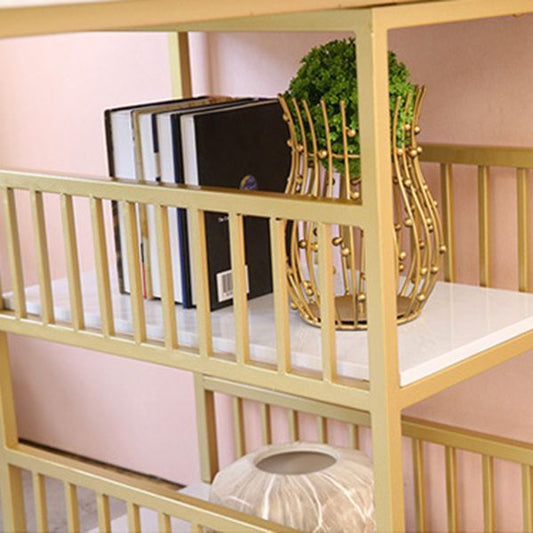 Glam Style 41.3"H Bar Table Marble White Rectangle Top Bistro Table for Living Room Clearhalo 'Bar Furniture' 'Bar Tables' 'bar_tables' 'Furniture' 'furniture_bar_tables' 'Kitchen & Dining Furniture' 'kitchen&dining_furn' 'kitchen' 1200x1200_6d1afebb-21f6-4aeb-b1c6-96000df911ec