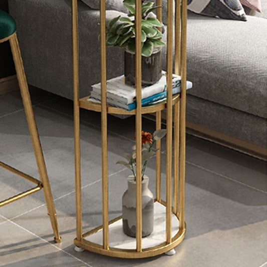 Stone Oval Bar Tisch Glamstil Wohnzimmer Bistro Bar Schreibtisch mit Aufbewahrung