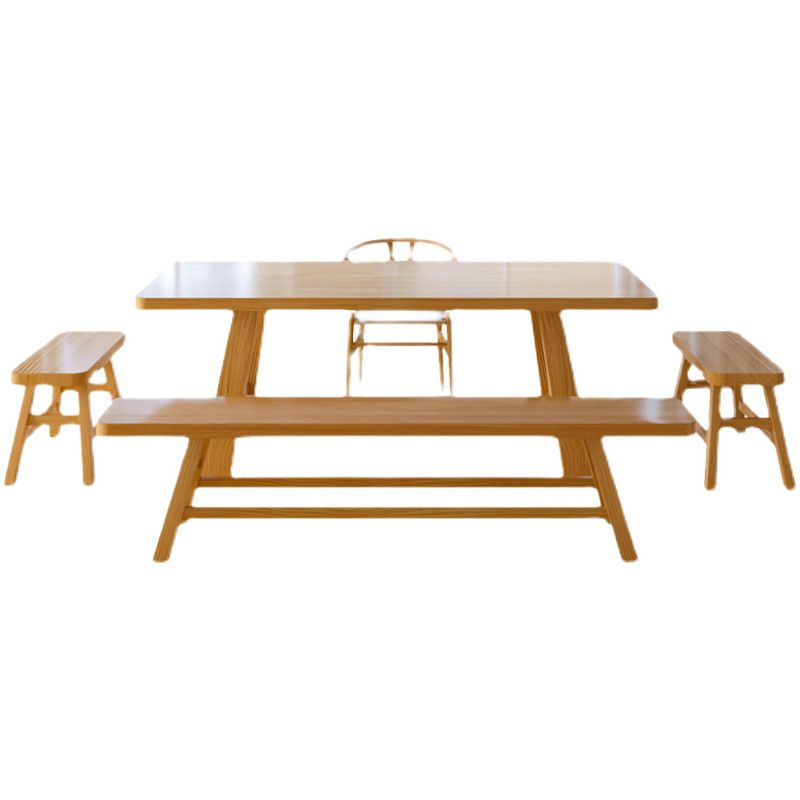 Modern 1/2/3/4/5 Pieces Dining Set Pine Wood Dining Furniture Set /Separate Items Clearhalo 'Dining Room Sets' 'Dining Tables & Seating' 'dining_room_set' 'furn' 'furn_dining_room_set' 'Furniture' 'furniture_dining_room_set' 'Kitchen & Dining Furniture' 'kitchen&dining_furn' 'kitchen' 1200x1200_6d1cc012-fa11-4a7a-9630-31b52a863348