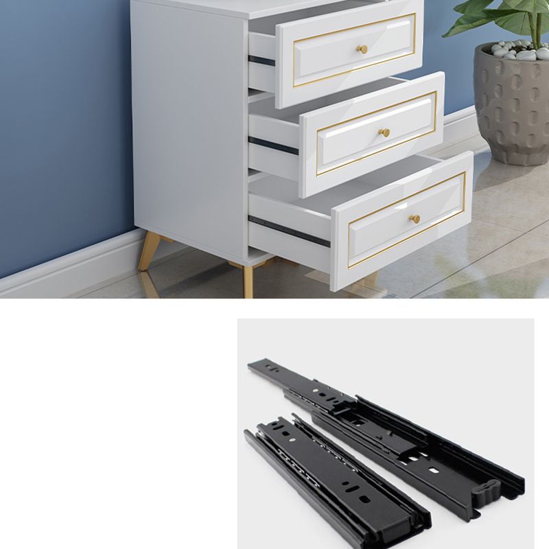 Cómoda de almacenamiento de dormitorio contemporánea Cómoda vertical de madera con cajones
