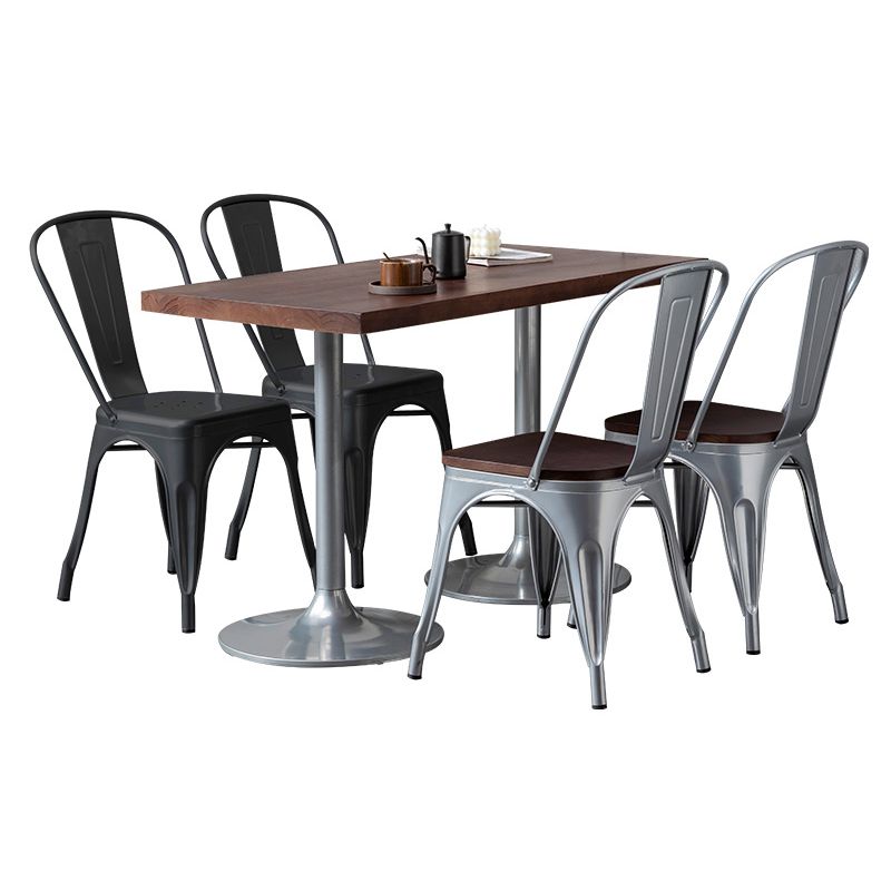 Industrial Dining Room Table Pine Solid Wood Table with Metal Base for Home Kitchen Dinner Clearhalo ' dining_table' 'Dining Tables & Seating' 'Dining Tables' 'furn' 'furn_dining_table' 'Furniture' 'furniture_dining_table' 'Kitchen & Dining Furniture' 'kitchen&dining_furn' 'kitchen' 'kitchen_dining_table' 1200x1200_6d1e9f89-5ccd-4ea6-90b5-1a93a1e9b2fe