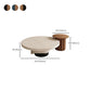 Contemporary Coffee Table Pedestal Solid Wood Round Cocktail Table Clearhalo 'Coffee & Accent Tables' 'Coffee Tables' 'coffee_tables' 'furn' 'furn_coffee_tables' 'Furniture' 'Living Room Furniture' 1200x1200_6d1f46ec-6ca2-4562-8911-d8558bc25e24