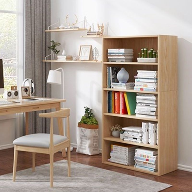 Modern Vertical Standard Bookcase Manufactured Wood Bookshelf for Home Clearhalo 'Bookcases' 'Furniture' 'furniture_bookcases' 'Office Furniture' 1200x1200_6d204ae4-1391-4a4e-8469-51cf21fa9fa3