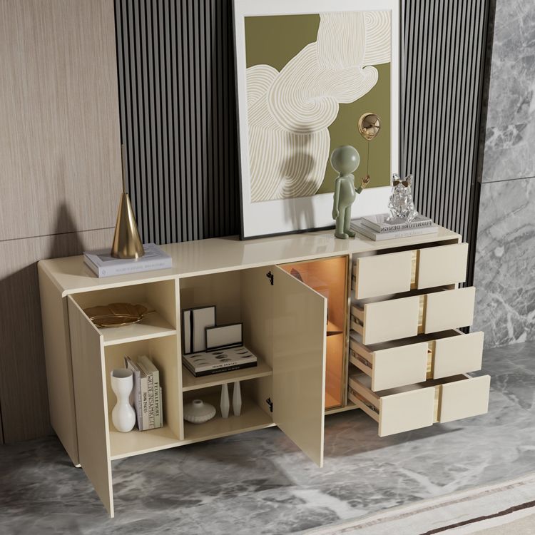 Glam Storage Chest Dresser Wooden Storage Chest with 4 Drawers Clearhalo 'Bedroom Furniture' 'Dressers & Chests' 'dressers_chests' 'furn' 'furn_dressers_chests' 'Furniture' 1200x1200_6d20cc54-84fe-4cb1-8afb-ae14090027af