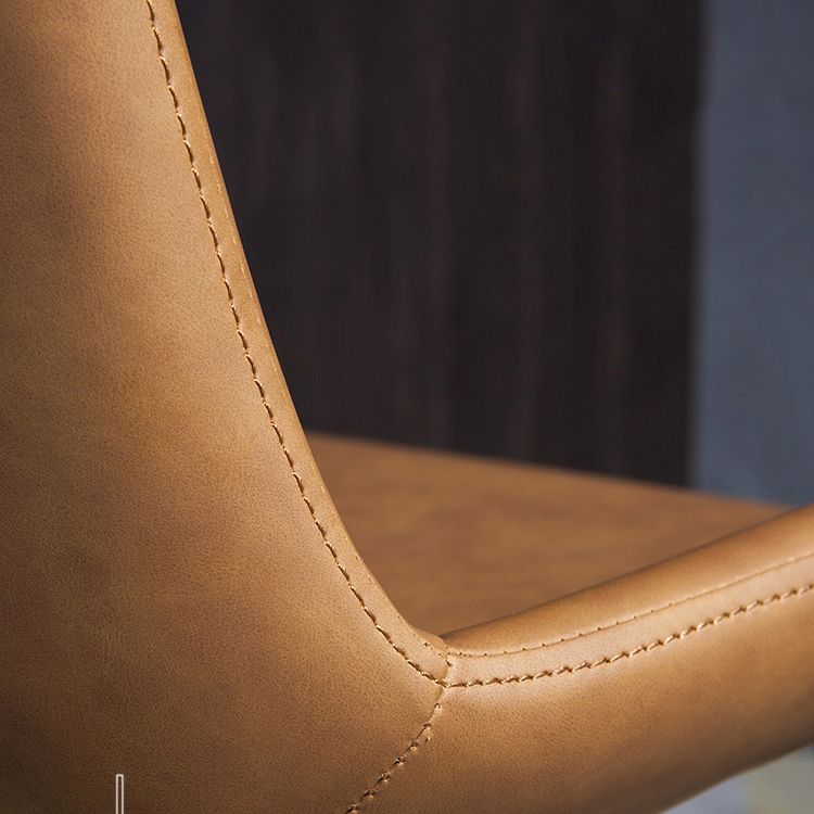 Contemporary Style Dining Chairs Metal Dining Armless Side Chair for Kitchen Clearhalo ' kitchen&dining_furn' 'Dining Chairs' 'Dining Tables & Seating' 'dining_chair' 'furn' 'furn_dining_chair' 'Furniture' 'furniture_dining_chair' 'Kitchen & Dining Furniture' 'kitchen' 1200x1200_6d22b756-5f35-428a-8f0f-d626328dd80c