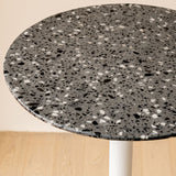 Industrial Steel Bar Dining Table Terrazzo Top Indoor Bistro Table with Single Pedestal Clearhalo 'Bar Furniture' 'Bar Tables' 'bar_tables' 'furn' 'furn_bar_tables' 'Furniture' 'furniture_bar_tables' 'Kitchen & Dining Furniture' 1200x1200_6d2713bd-fdf9-4353-b171-840d9be1ed41