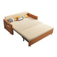 Geel faux lederen bank bed 36.22 "brede eigentijdse opvouwbare slaperbank