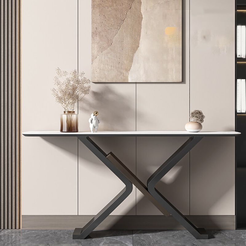 Table accent de console rectangle moderne Table accent de finition antique