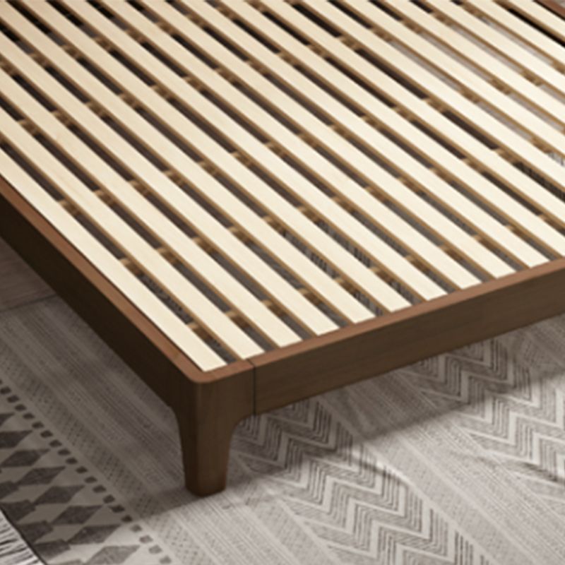 Traditional Wooden Standard Bed with Rectangular Headboard Bed Clearhalo 'Bedroom Furniture' 'Beds' 'furn' 'furn_beds' 'Furniture' 1200x1200_6d2a5345-3f9f-438b-80dc-0a9a07e04bd6