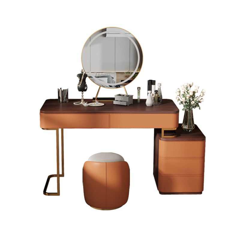 Tocador glamoroso con 5 cajones tocador de madera maciza tocador